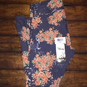 Lularoe NWT Disney Bambi TC Leggings